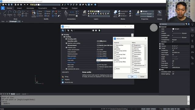 BricsCAD How To Change Units Imperial To Metric смотреть онлайн