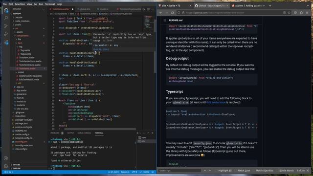 Real-World Todo App In Svelte #10 - Drag & drop with svelte-dnd-action смотреть онлайн
