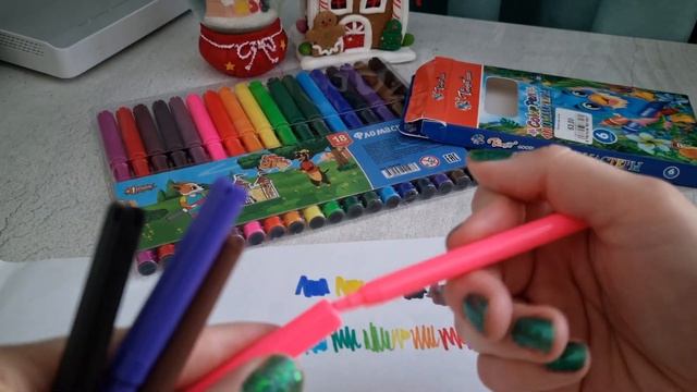 Набор ФЛОМАСТЕРОВ Tongdi, Erhaft, #1 School. 6, 12 и 18 цветов. смотреть онлайн