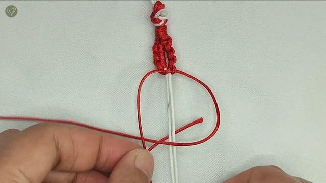 Easy Chain Macrame Bracelet Using Lark's Head Knot | Macrame Bracelet Tutorial смотреть онлайн