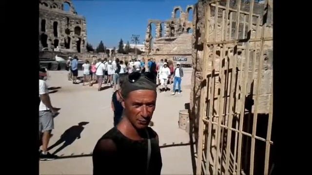 Тунис. Эль-Джем. Древнеримский амфитеатр. смотреть онлайн