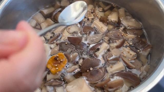 МАРИНОВАННЫЕ ПОДБЕРЁЗОВИКИ, очень вкусный рецепт! За 35 лет ни одна банка не вздулась! смотреть онлайн