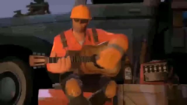TF2 Guitar Engineer playing Megalovania смотреть онлайн