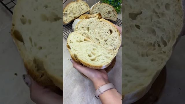 Вам нравятся большие поры в хлебе? #закваскадляхлеба #закваска #хлебназакваске смотреть онлайн