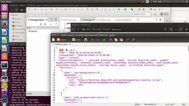 How to Export Minecraft Coder Pack 1.10.2 From Eclipse (Linux) + Debugging смотреть онлайн
