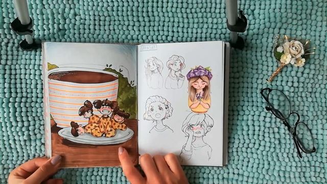 Обзор на скетчбук №9/Sketchbook №9 смотреть онлайн