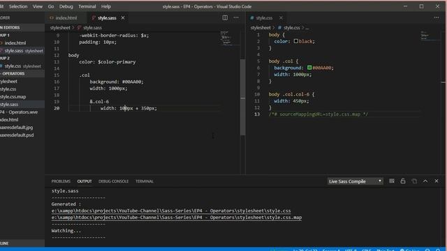 SASS #S4 ? Mathematical Operators Tutorial in Hindi / Urdu смотреть онлайн