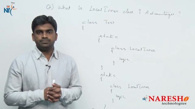 What is Local Inner class? Advantages? | Core Java Interview Questions | Naresh IT смотреть онлайн