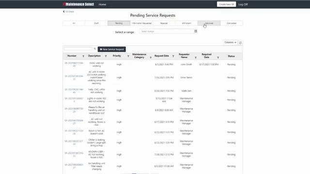 FTMaintenance Select Service Request Management Software смотреть онлайн