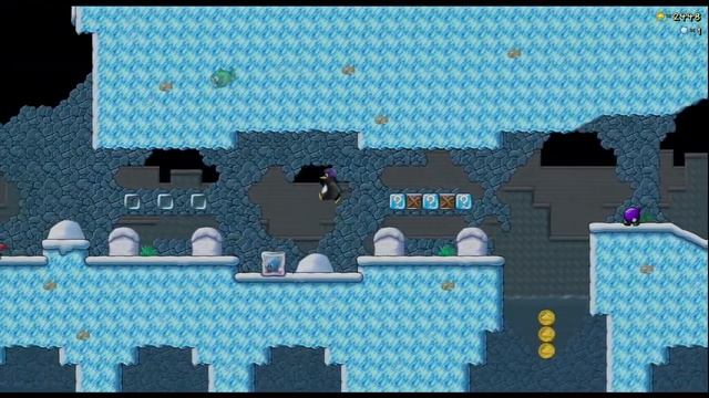 SuperTux 0.6.3 - The Crystal Catacombs | live and playing a while смотреть онлайн