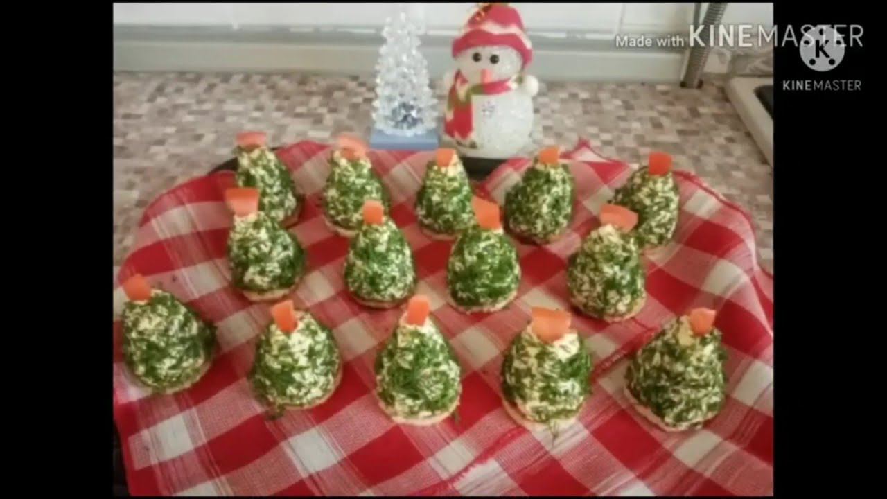 Оригинальная ЗАКУСКА "ЁЛОЧКИ" на Новогодний стол. Гости будут в восторге! смотреть онлайн