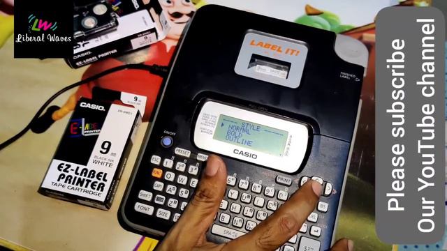 How to print from Casio Label printer | Working of Casio label printer | Casio KL 820 label printer смотреть онлайн