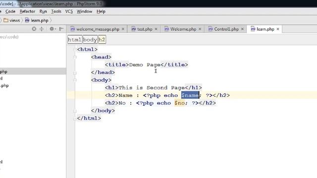 Pass Data from Controller to View PHP Codeigniter | Deepak Prajapati | Linksys Intelligence смотреть онлайн