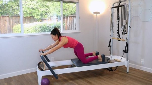 35 Min Beginner Pilates Allegro 2 Balanced Body Reformer Workout (Pilates Full Body & Pelvic Floor)
