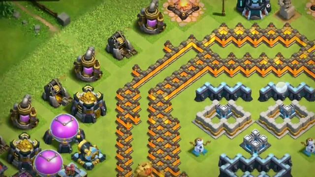 Создал планировку девушки!! Clash of Clans/Клеш оф кленс смотреть онлайн