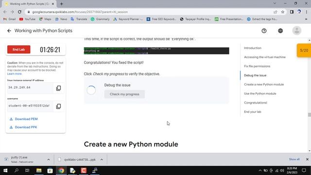 Working with Python Scripts || #qwiklabs || #coursera || #google смотреть онлайн