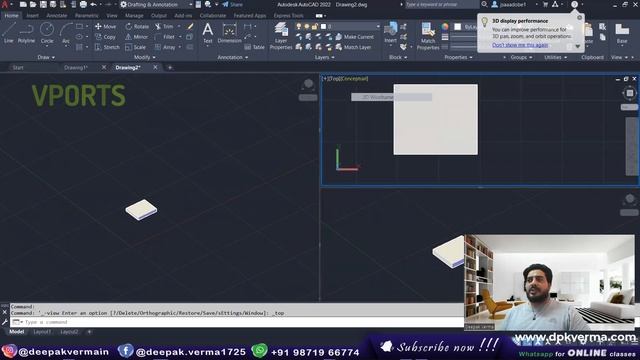 AutoCAD Tricks || Multiple Viewports in AutoCAD [AutoCAD Hack] смотреть онлайн