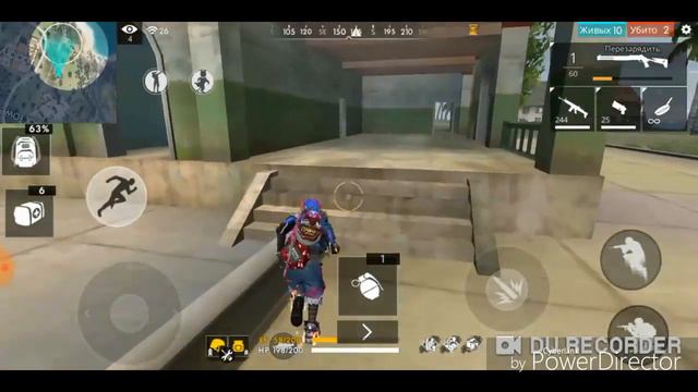 Топ фрагмувик с телефона! Разнёс сервер!? Игра на рейтинг Free FIRE смотреть онлайн