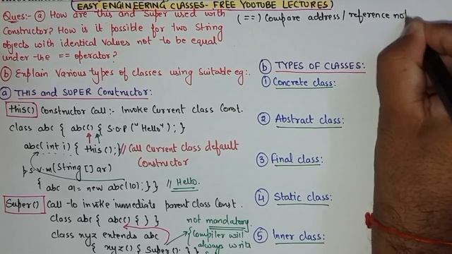 L32: How this and super used with Constructor | Types of Classes | Java Programming Lectures Hindi смотреть онлайн
