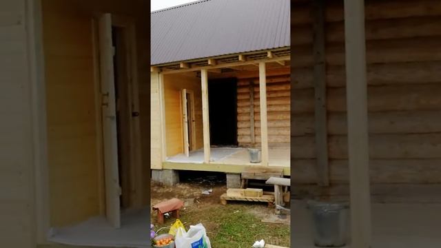 малая шильна баня с верандой смотреть онлайн