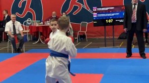 Кумитэ мальчики 10 - 11 лет до 30 кг, первенство города по олимпийскому каратэ