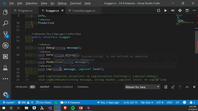 Modern C# (C# 8 New Features) - March 2019 Meeting смотреть онлайн