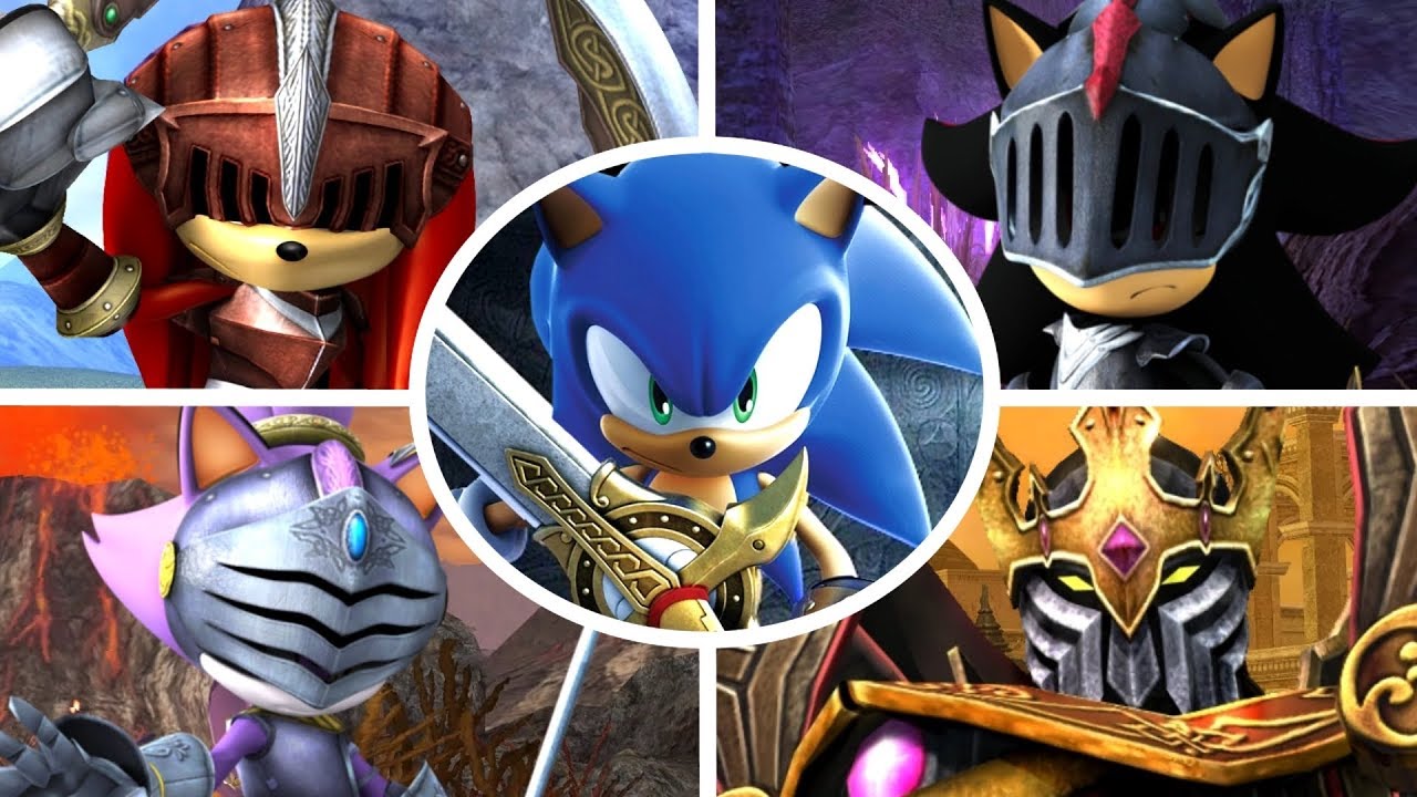 Sonic and the Black Knight - Все кат-сцены боссов. смотреть онлайн