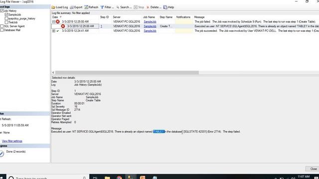 Troubleshoot SQL Job Errors | sql job error handling | sql job failures | job failure in sql смотреть онлайн