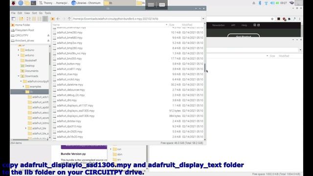 Raspberry Pi Pico/CircuitPython + ssd1306 I2C OLED using adafruit_displayio_ssd1306 driver смотреть онлайн