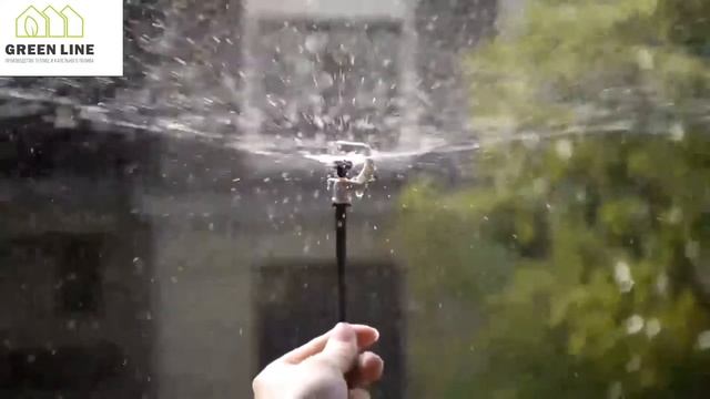 Капельный цветочных клумб, зелени и картофеля #полив цветов смотреть онлайн