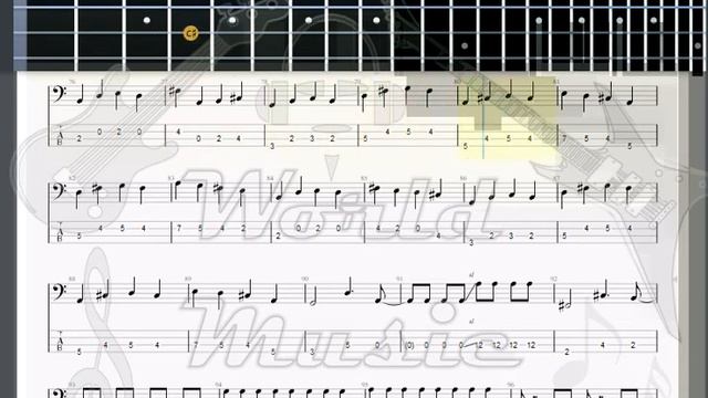 Goldfinger Superman BASS GUITAR TAB смотреть онлайн