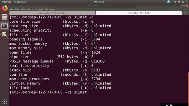 ulimit for linux resource management |Linux Command 3 смотреть онлайн