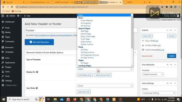How to Create a Header and Footer with Elementor in WordPress Using a Free Plugin смотреть онлайн