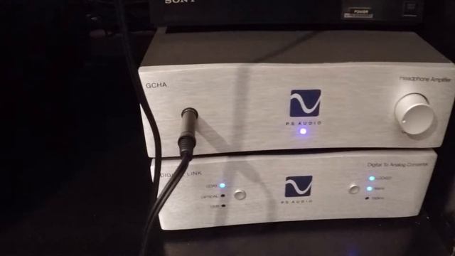 PS Audio Headphone Amplifier GCHA - DAC Digital Link III - Sennheiser HD-600