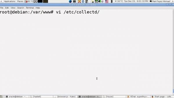 Installing collectd monitoring server on Debian, Read statistic from web browser (English Version)