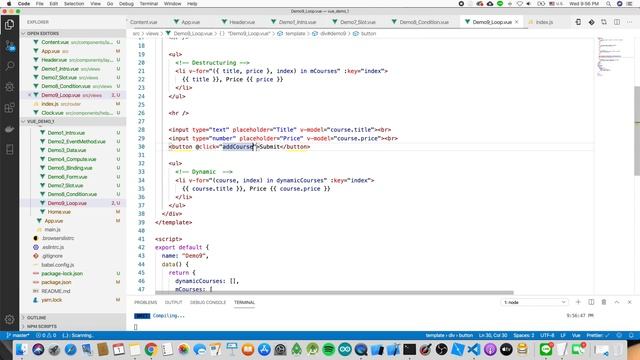 สอนเขียน VueJS #29 v-for vs v-model to dynamic Add and Remove смотреть онлайн