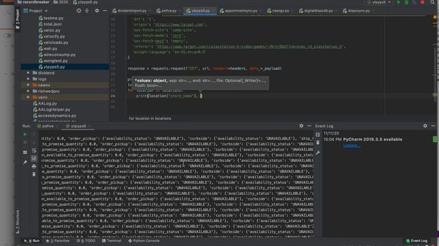 How to make a Playstation 5 (PS5) inventory checker in python with Target API смотреть онлайн
