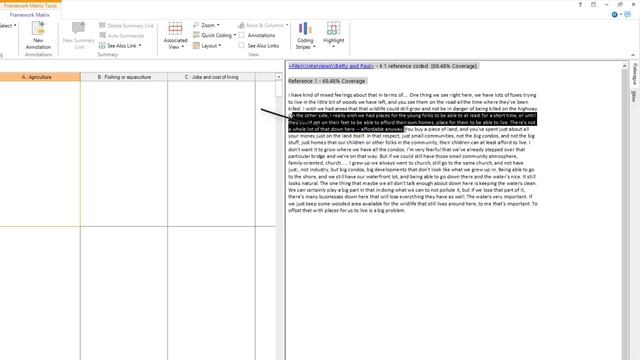 NVivo 12: Framework matrix смотреть онлайн