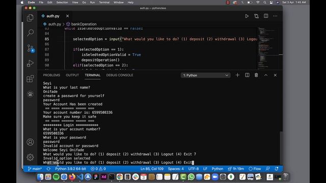 Python - 23 Basic Auth, Login, Logout and Bank Operations смотреть онлайн