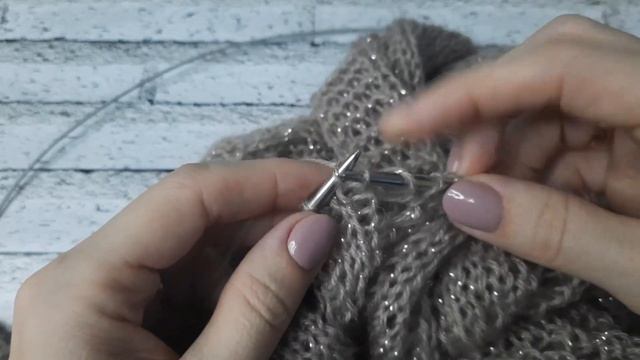 Очень красивый палантин./Узор 