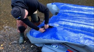 как хранить ПВХ лодку зимой // полезные советы //помыть и просушить