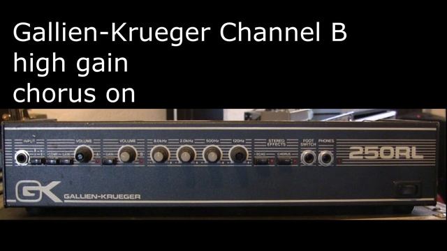 How to get the sound of Iron Maiden Somewhere In Time, Gallien-Krueger 250 RL смотреть онлайн
