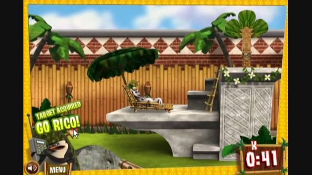 Penguins of Madagascar Games - Whack-a-Mort смотреть онлайн