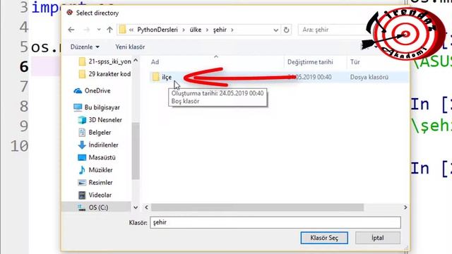 Os Modülü | Paketler Kütüphaneler | Python Dersleri смотреть онлайн