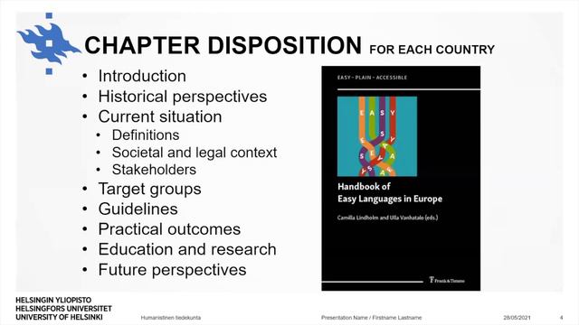 МЕЖДУНАРОДНЫЙ ПРОЕКТ "ЯСНЫЙ ЯЗЫК В ЕВРОПЕ": ОПЫТ РАЗРАБОТКИ КНИГИ HANDBOOK OF EASY LANGUAGES IN EU смотреть онлайн