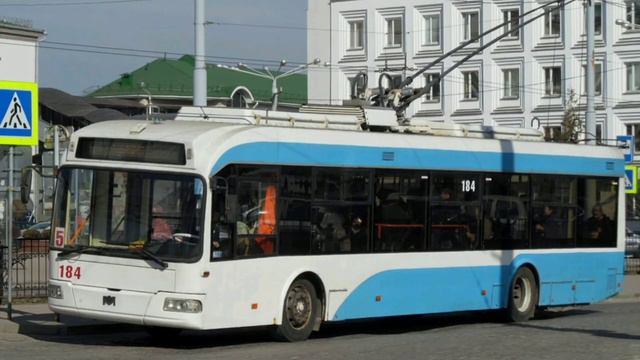 "Тогда и сейчас" Троллейбус БКМ 321 Сябар 184° в Витебске смотреть онлайн