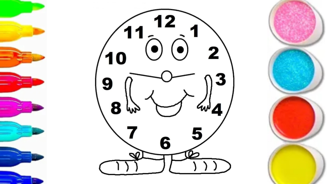 КАК НАРИСОВАТЬ ЧАСЫ смотреть онлайн