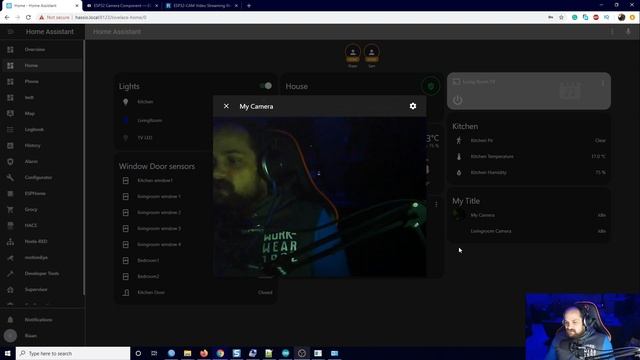 Home Assistant ESP32 CAM as IP camera смотреть онлайн