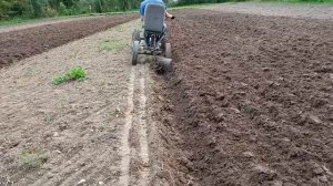 Вспашка мотоблоком огорода