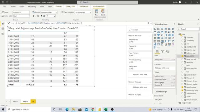 Power BI Dərs 20.2 : DAX Time Inteligence DATESMTD DATESQTD TOTALQTD TOTALYTD formulaları 1 смотреть онлайн